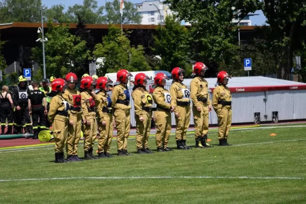 Kobieca drużyna OSP zabezpieczała festiwal Blisko Brzegu w Dargocicach