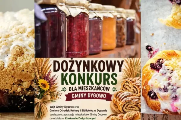Dożynki gminne w Dygowie: konkurs na ciasto i konfitury z nagrodami