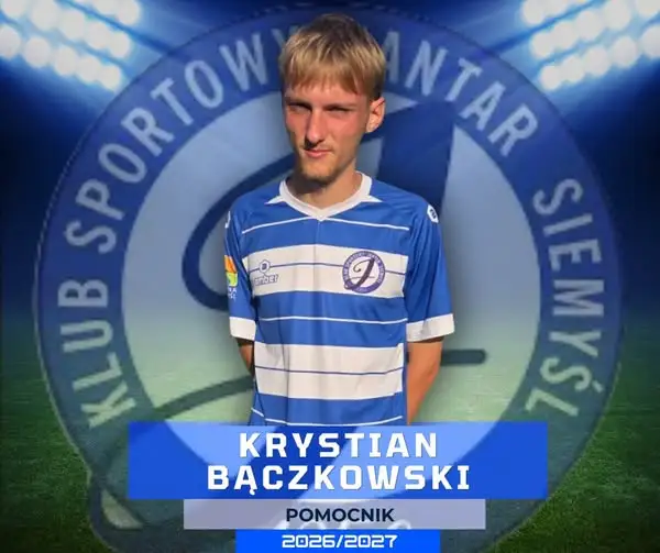 Krystian Bączkowski nowym zawodnikiem Jantara Lind Siemyśl