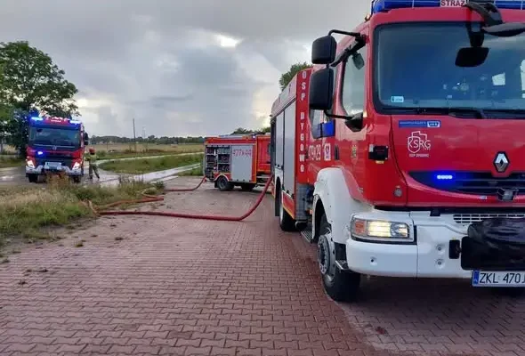 Rozszczelnienie butli z LPG na stacji paliw w Czerninie – interwencja służb