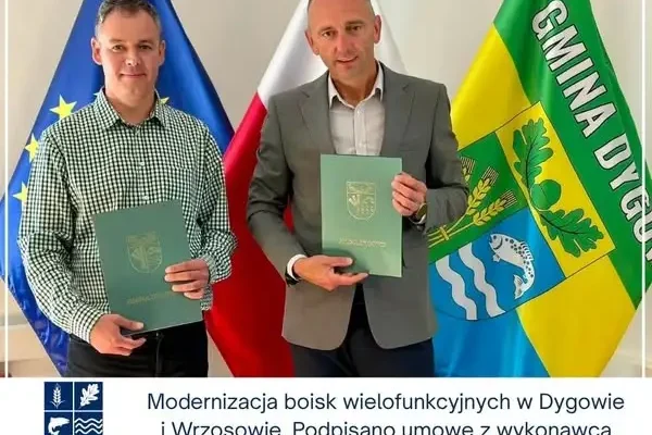 Gmina Dygowo: Rusza modernizacja boisk Orlik w Dygowie i Wrzosowie