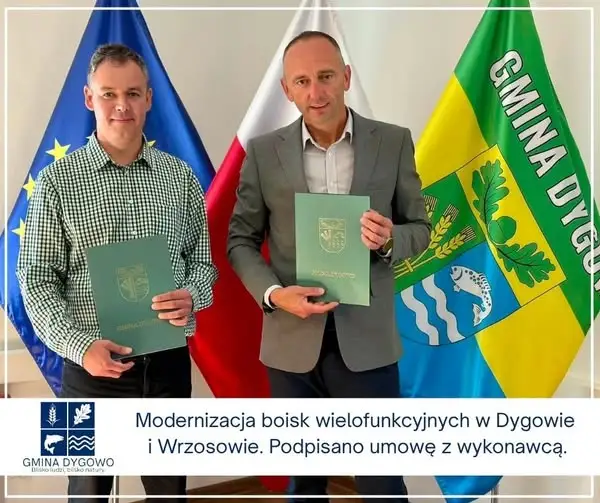 Gmina Dygowo: Rusza modernizacja boisk Orlik w Dygowie i Wrzosowie