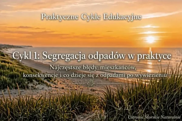 Segregacja odpadów w Ustroniu Morskim: błędy, kary i droga odpadów