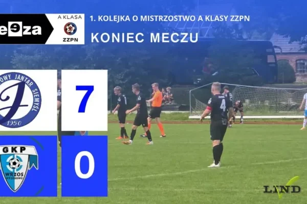 Jantar Siemyśl rozbija Wrzos Wrzosowo 7:0 w premierze sezonu