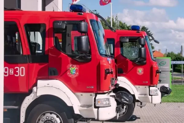 Gmina Dygowo ma nowy ciężki samochód ratowniczo-gaśniczy Scania