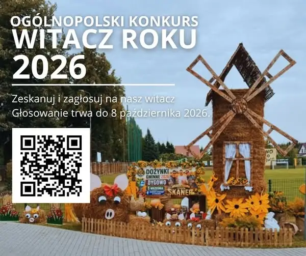 Gmina Dygowo w konkursie „Witacz Roku 2026” – mieszkańcy mogą głosować