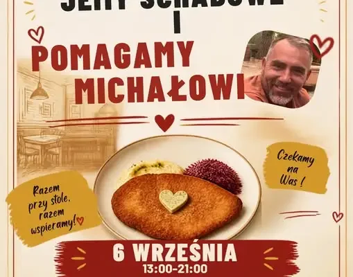 Restauracja Stacja Schabowy w Grzybowie przekaże cały utarg na leczenie Michała