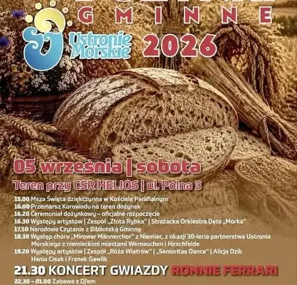 Dożynki Gminne w Ustroniu Morskim już w najbliższą sobotę