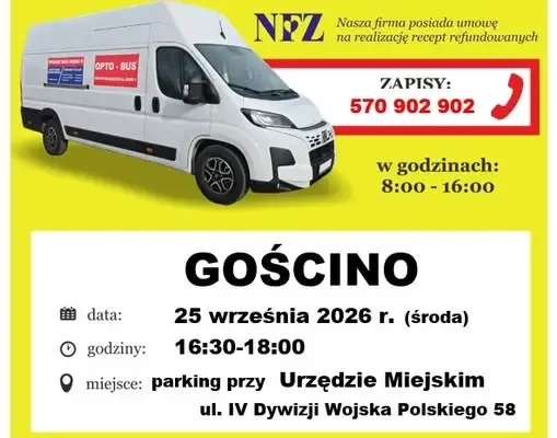 Bezpłatne badanie wzroku w Gościnie – zapisy trwają