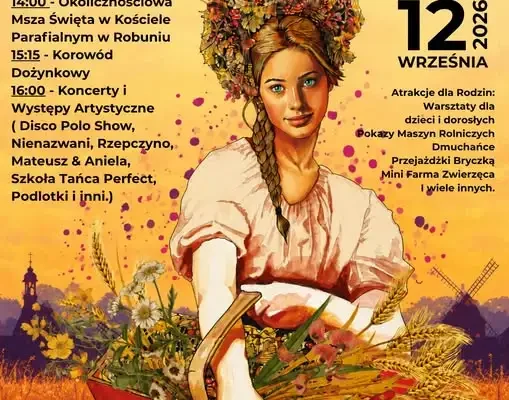 Firma PST sponsorem Dożynek Gminnych w Robuniu – zapowiedź atrakcji