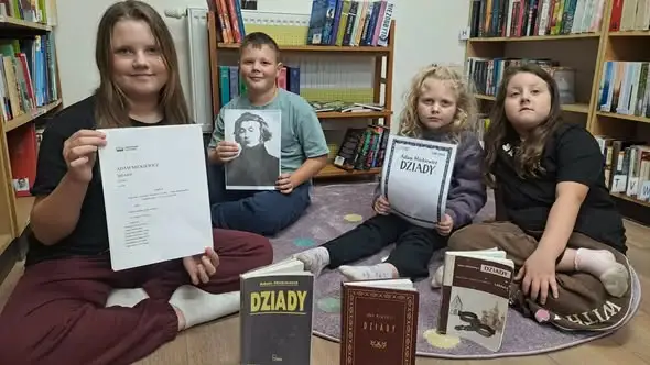 Narodowe Czytanie 2026 w Byszewie: Dzieci odkrywały „Dziady” Mickiewicza