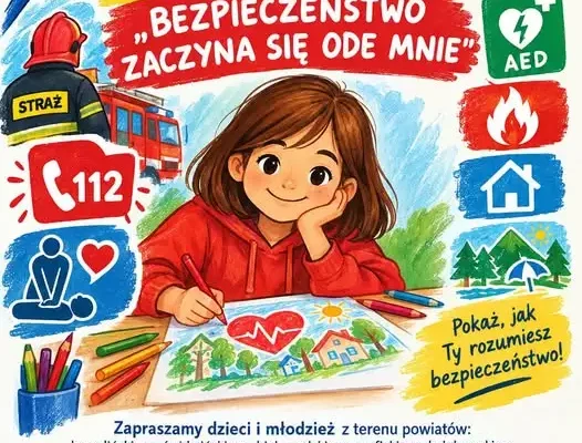 Konkurs plastyczny „Bezpieczeństwo zaczyna się ode mnie” – prace do 30 października
