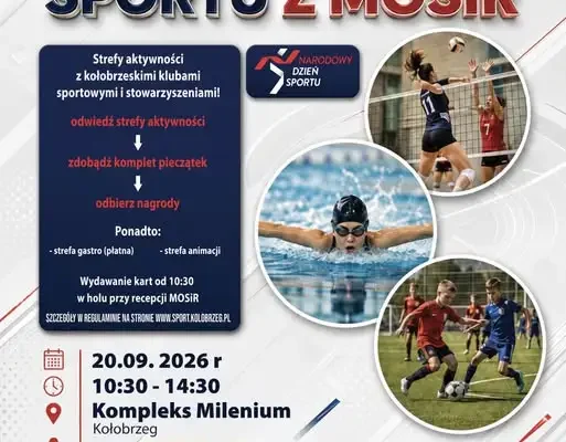 Sportowe święto w Kołobrzegu – 15 stref aktywności i nagrody za komplet pieczątek