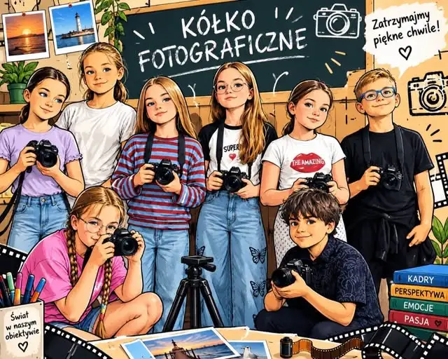 „Trójkowy Pstryk” – nowe zajęcia fotograficzne w szkole