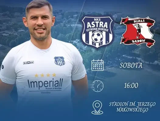 NKS Astra Ustronie Morskie zagra z Białymi Sądów w 5. kolejce Keeza 4Liga ZZPN