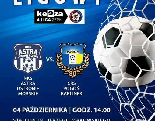 IV ligowy mecz Astry Ustronie Morskie – niedzielne święto futbolu i wsparcie dla klubu