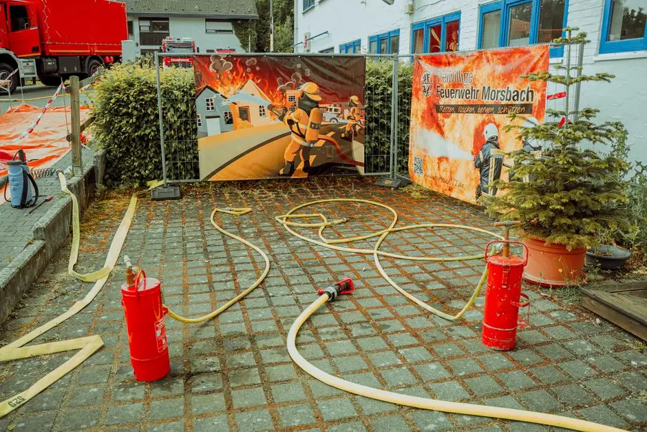 OSP Świecie Kołobrzeskie i Ramlewo odwiedzają Gąskino przed uroczystością