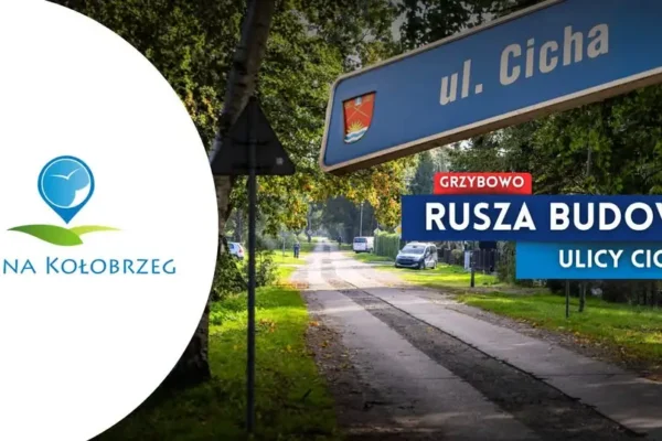 Grzybowo: ulica Cicha przejdzie gruntowną przebudowę. Prace startują 5 października