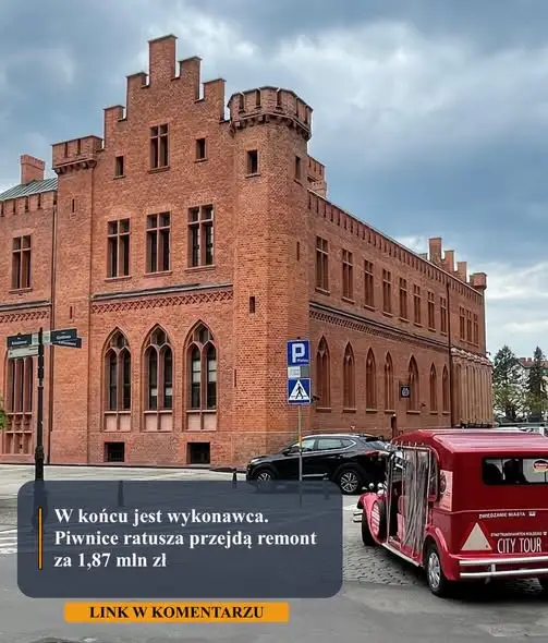 Piwnice kołobrzeskiego ratusza doczekają się remontu. Wybrano wykonawcę